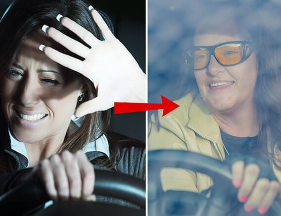 Night Driving Glasses, Anti Glare.