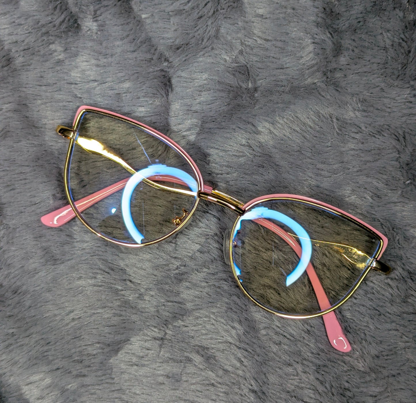 Female Rimlas Anti-blue light Photochromic Glasses