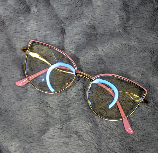 Female Rimlas Anti-blue light Photochromic Glasses